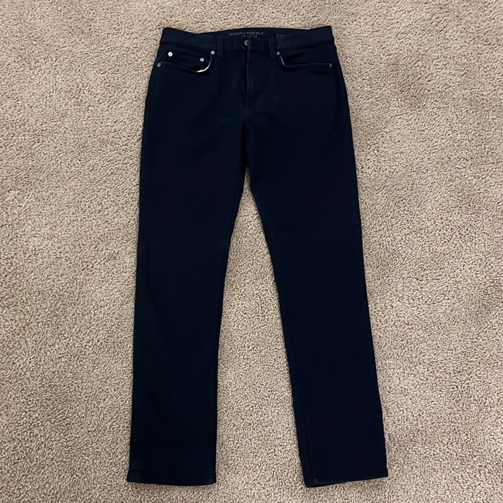 Banana Republic slim fit navy pants 32/32